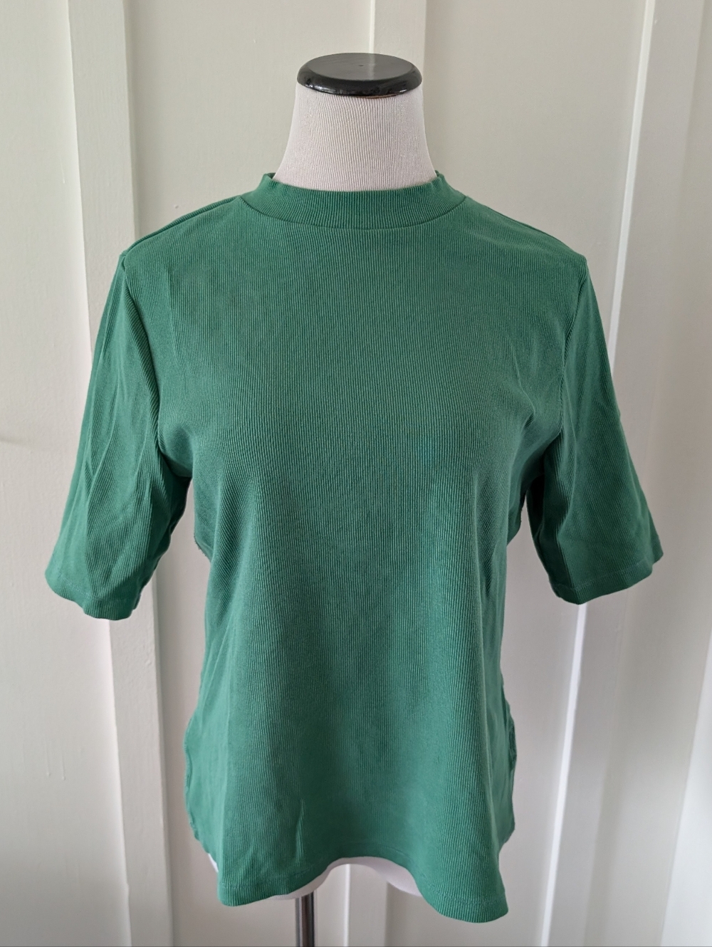 Maeve Mock Neck Half Sleeve Top